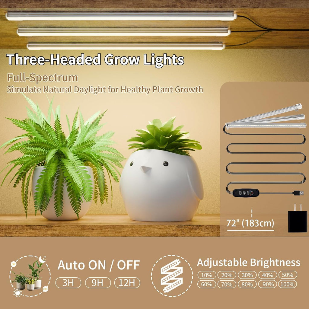 8 Tiered 62" Plant Stand Indoor with Grow Lights, S-Shaped Plant Rack for Home,Patio-2