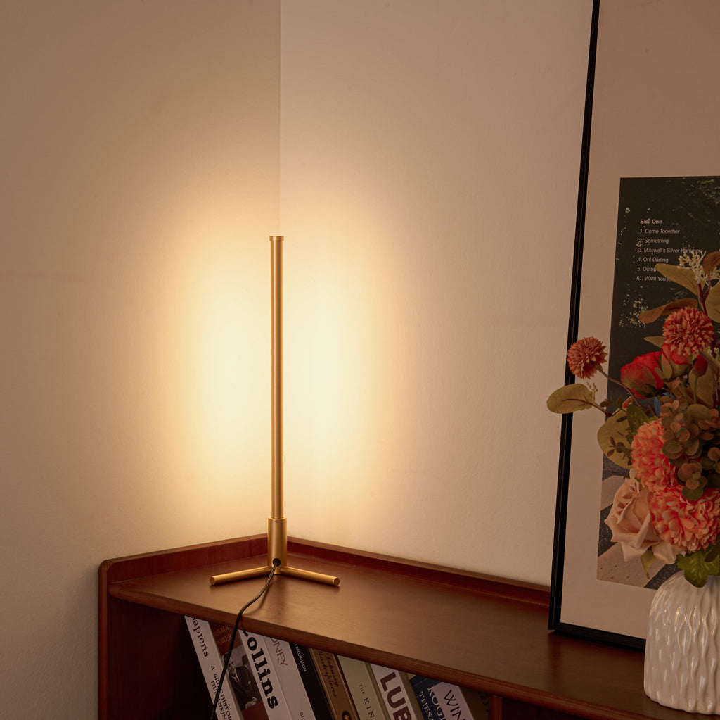 RGBCW Corner Table Lamp - Golden-2