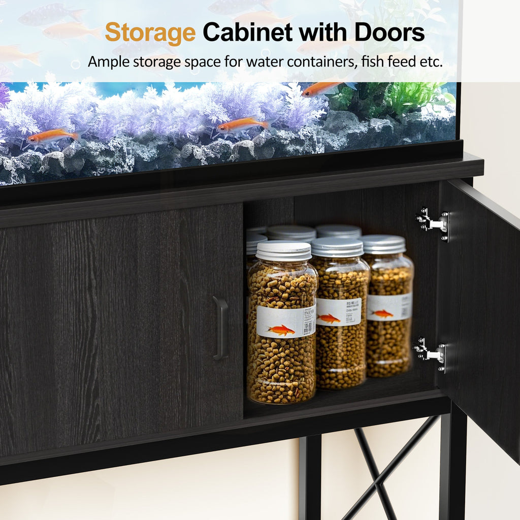 20-29 Gallon Fish Tank Stand, Storage Cabinet-2
