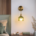 2-Pack Vintage Cordless Glass Wall Lamp with  Rechargeable Light Bulbs-1