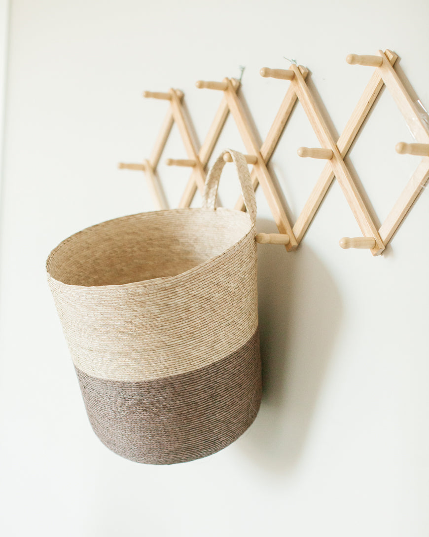 Hand-Woven Prado Hanging Basket