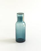 Handblown Glass Carafe with a Unique Hammered Texture