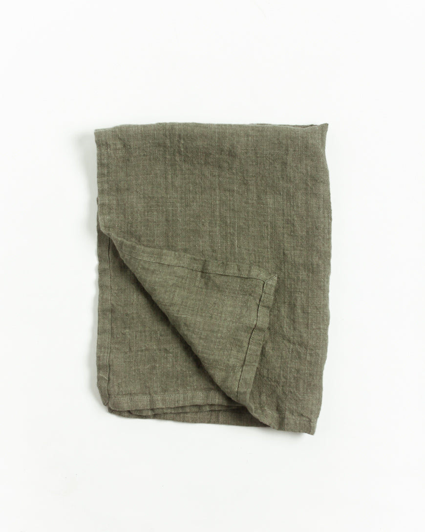 Hand-Woven Stone Washed Linen Tea Towel