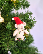 Christmas Lights Felt Mouse Ornament-1