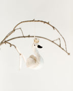 Swan Princess Felt Ornament