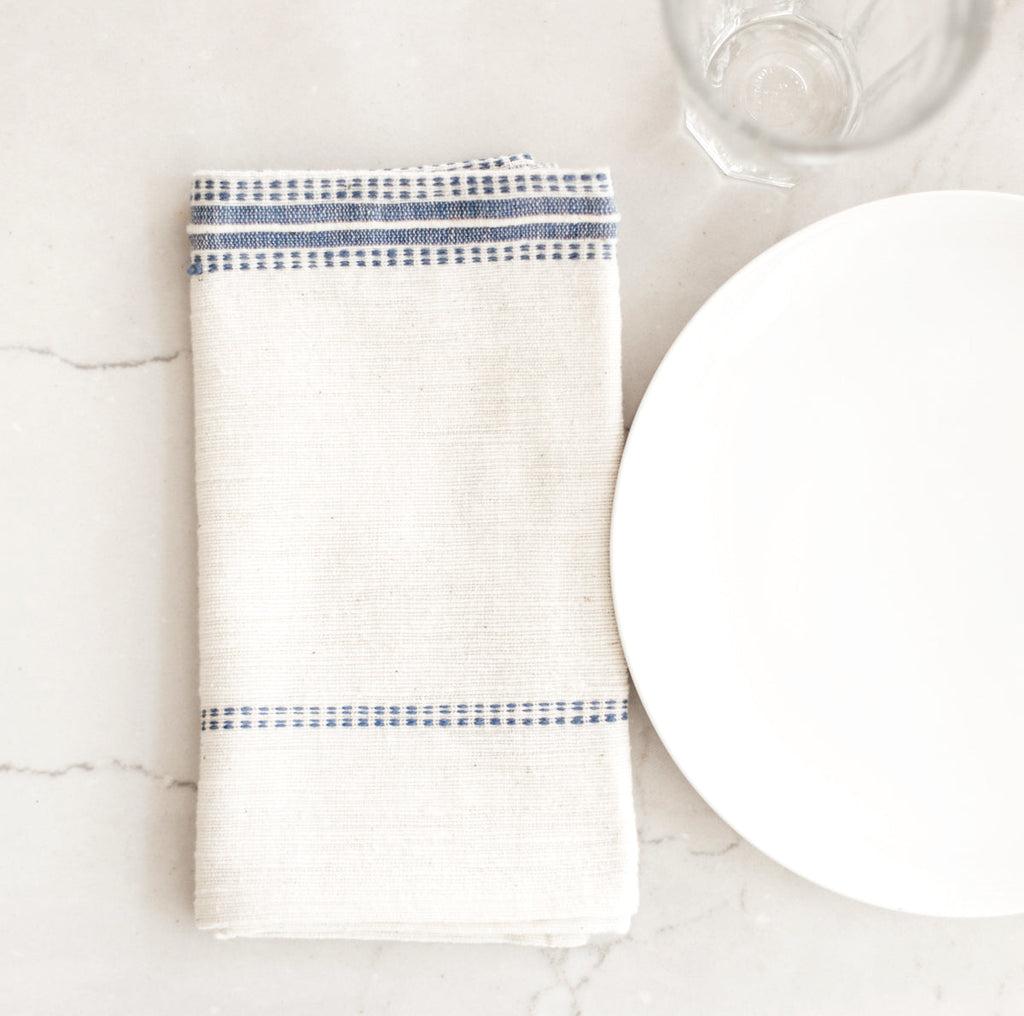 Hand Spun & Woven Aden Cotton Dinner Napkin