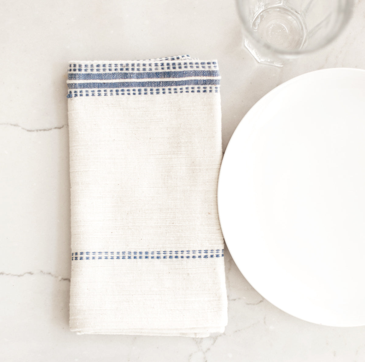 Hand Spun & Woven Aden Cotton Dinner Napkin