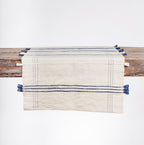 Hand-Woven Ribbons Cotton Table Runner