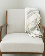 Hand-Woven Cabin Hatch Cotton Throw Blanket