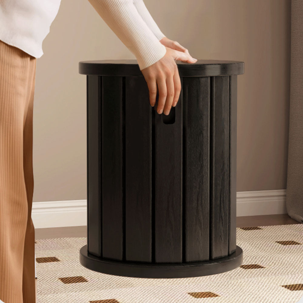 4-in-1  Solid Wood Stool Side Table-3