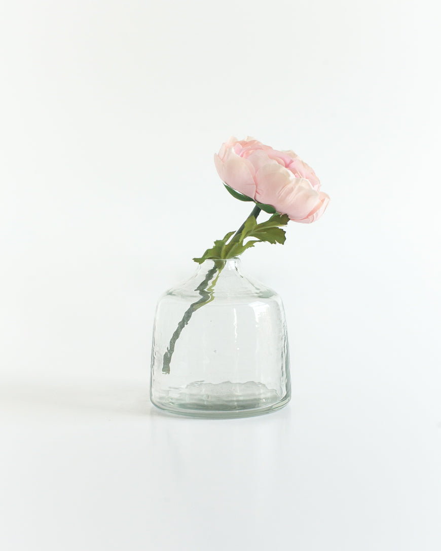 Aria – Handblown Hammered Glass Bud Vase