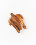 Handmade Acacia Wood Turtle Dish