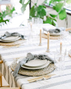 Hand-Woven Aden Cotton Tablecloth