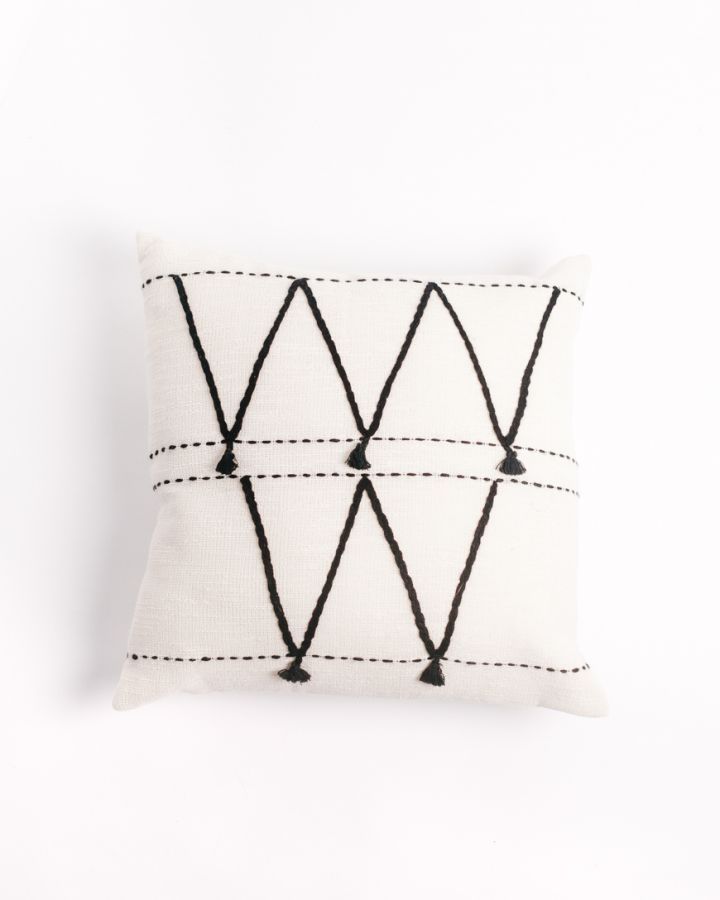 Hand-woven 18" Atlas Throw Pillow