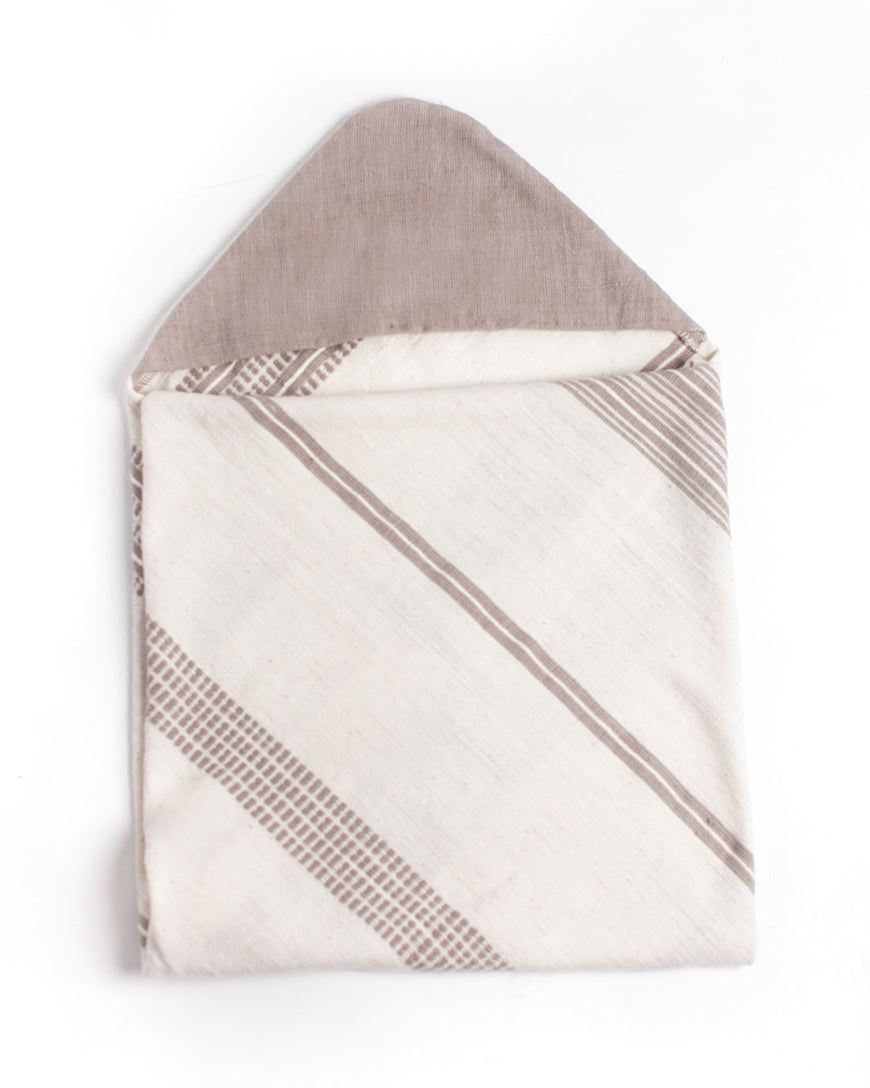 Handwoven Aden Hooded Cotton Baby Towel