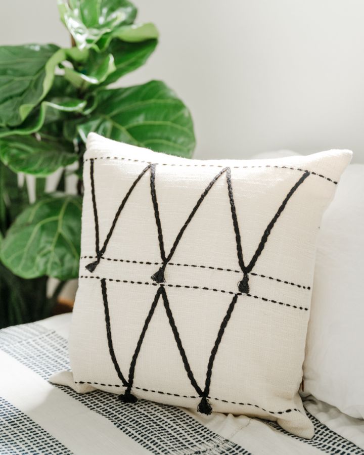 Hand-woven 18" Atlas Throw Pillow