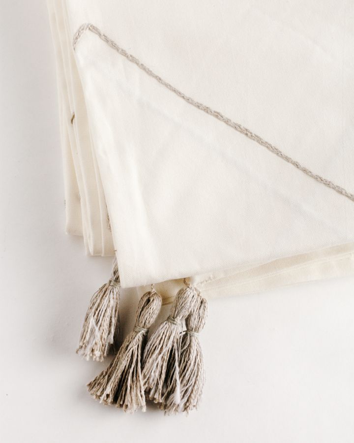 Hand-Crafted Berber Cotton Bedspread