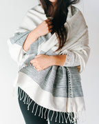 Riviera Cotton Hand-Woven Throw Blanket