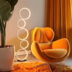 RGB Minimalist Circular Floor Lamp-1