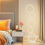 RGB Minimalist Circular Floor Lamp-4