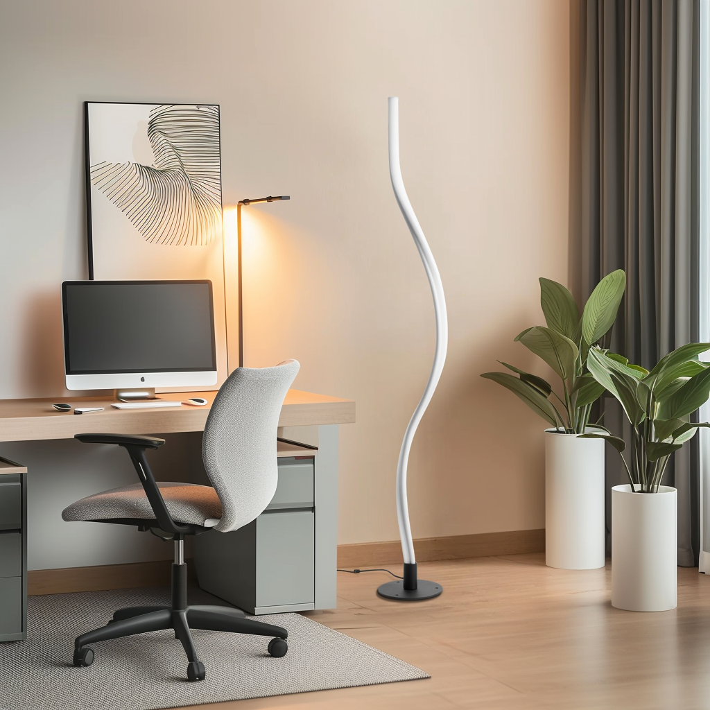 RGBW Bendable & Flexible Minimalist Floor Lamp-3