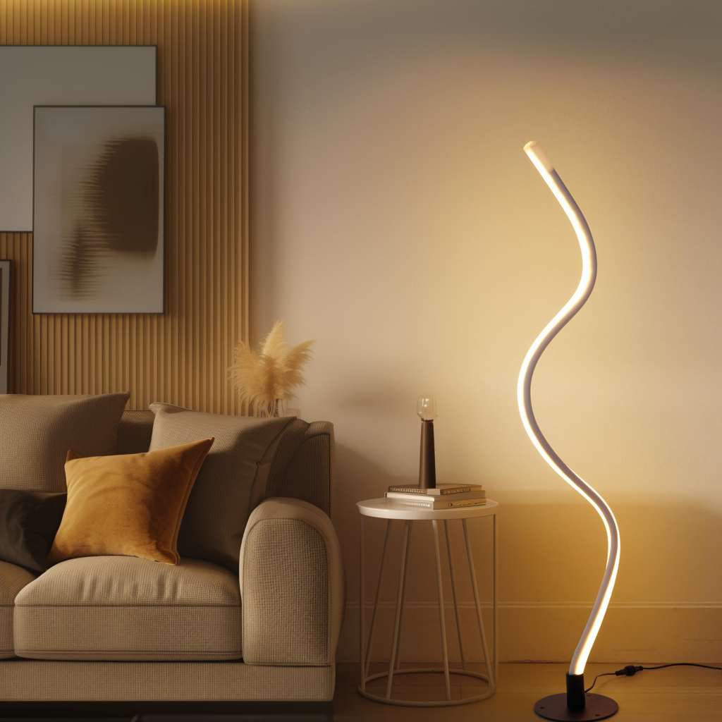 RGBW Bendable & Flexible Minimalist Floor Lamp-2