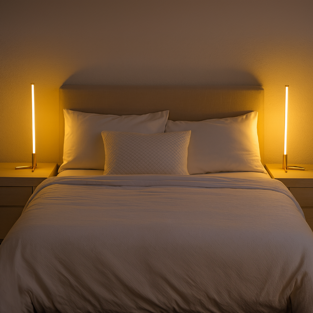 RGBCW Corner Table Lamp - Golden-0