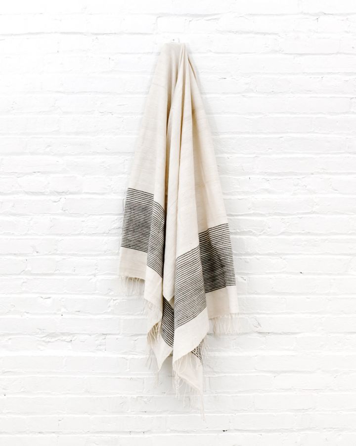 Hand-Woven Riviera Cotton Bath Towel