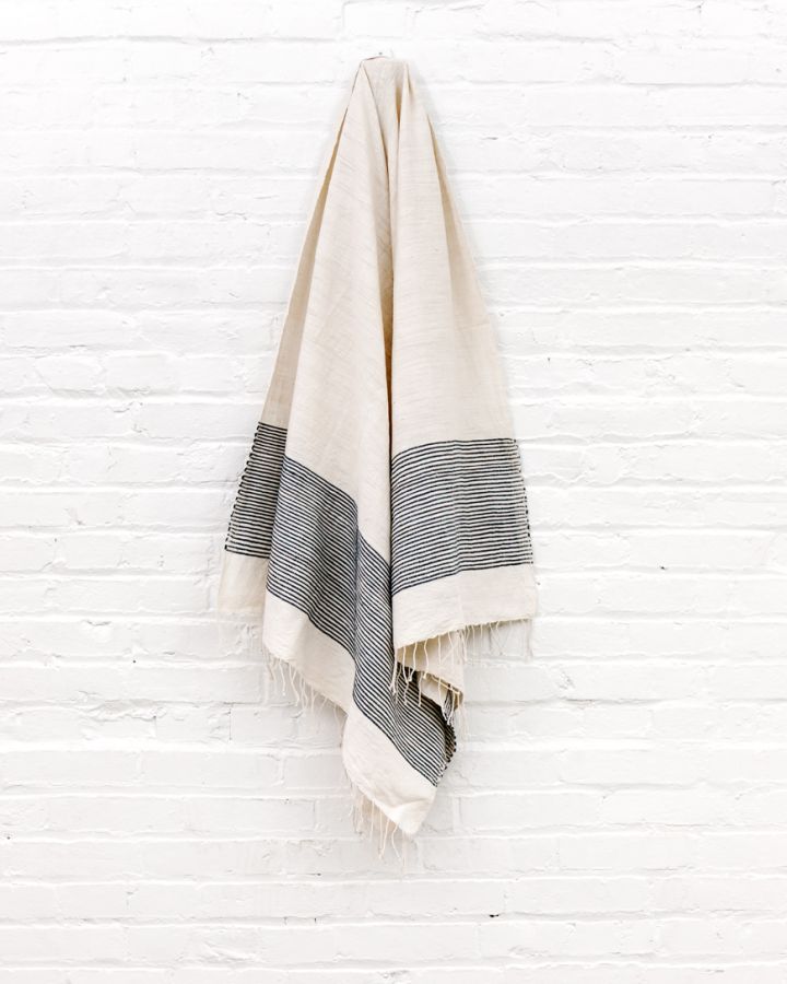 Hand-Woven Riviera Cotton Bath Towel