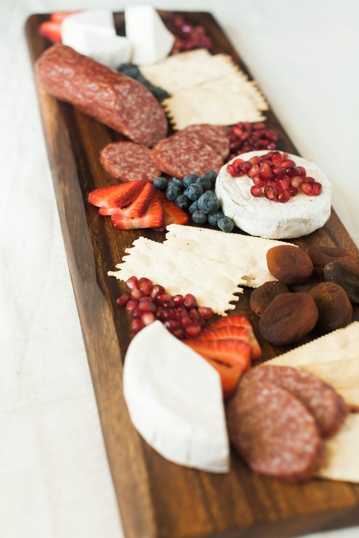 Hand-crafted 24" Acacia Wood Serving Board