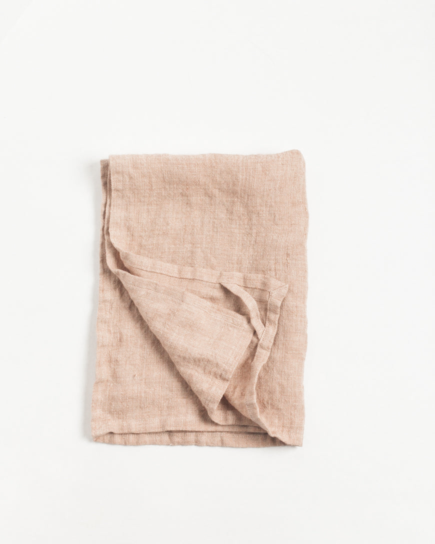 Hand-Woven Stone Washed Linen Tea Towel
