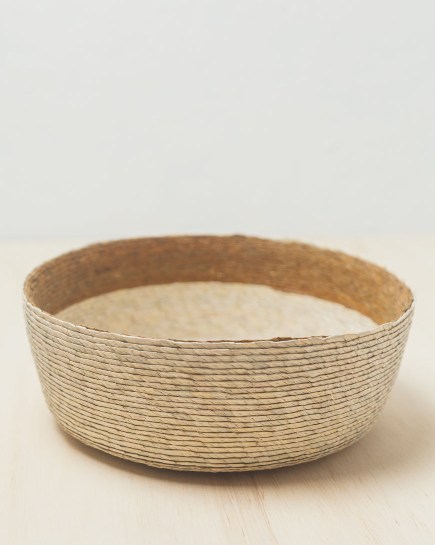 Hand-Woven La Mesa Palm Basket