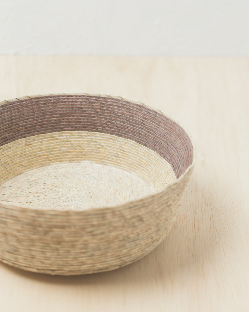 Hand-Woven La Mesa Palm Basket