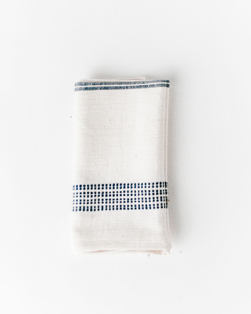 Hand Spun & Woven Aden Cotton Dinner Napkin