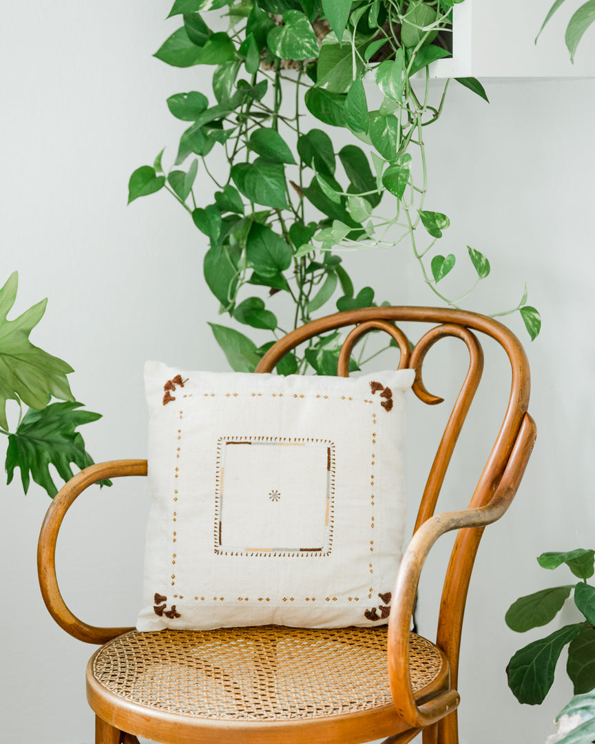 Handmade 16" Abira Throw Pillow