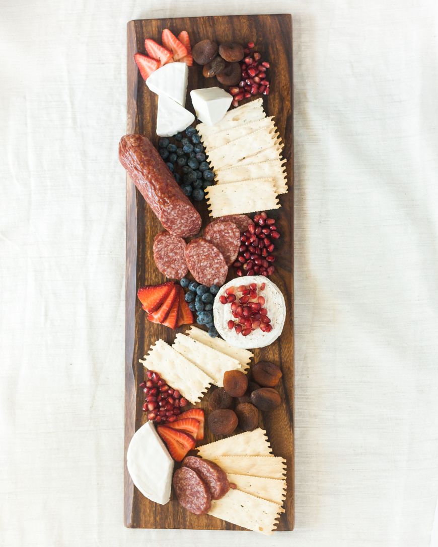 Hand-crafted 24" Acacia Wood Serving Board