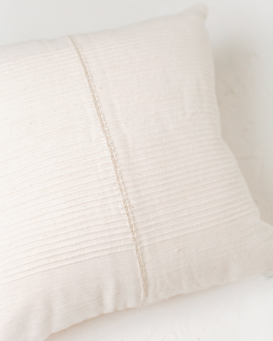 Handmade 18" Riviera Hand-Stitch Throw Pillow