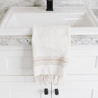 Hand-Woven Cabin Hatch Cotton Hand Towel