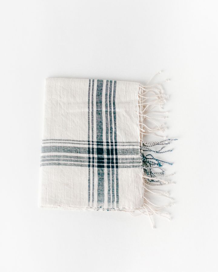 Hand-Woven Cabin Hatch Cotton Hand Towel