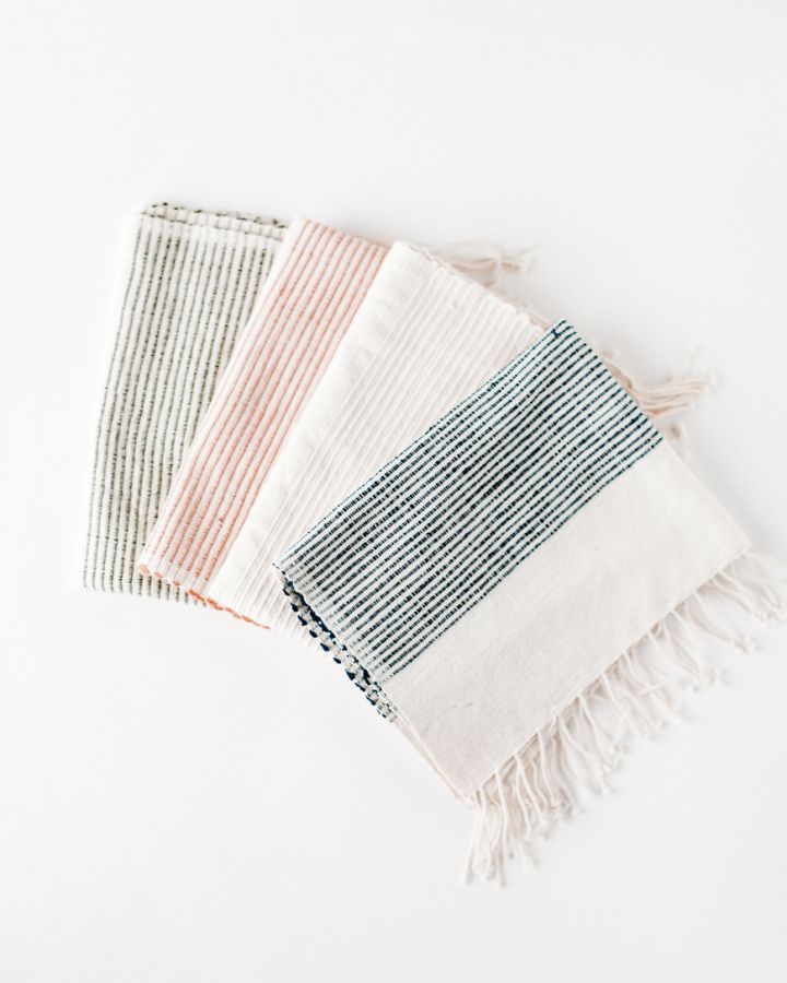 Hand-Woven Riviera Cotton Hand Towel