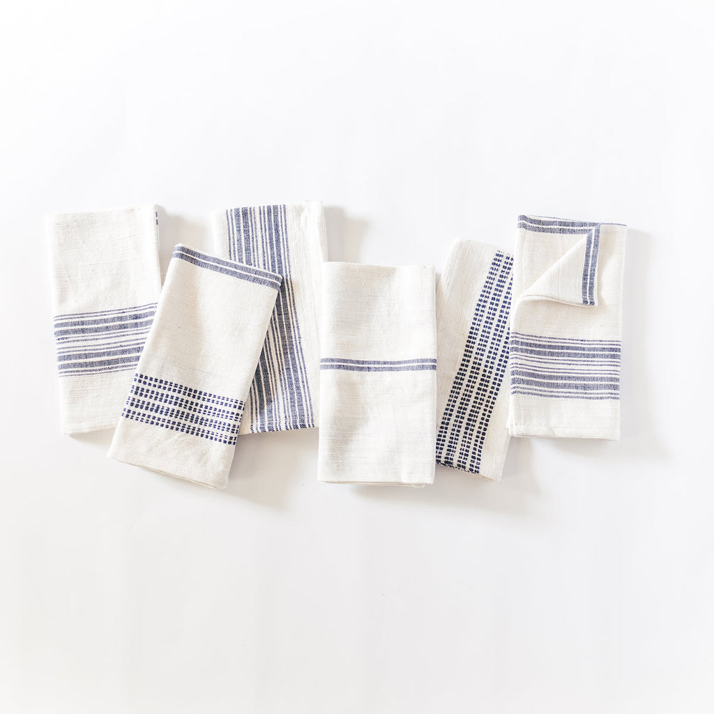 Hand Spun & Woven Aden Cotton Dinner Napkin