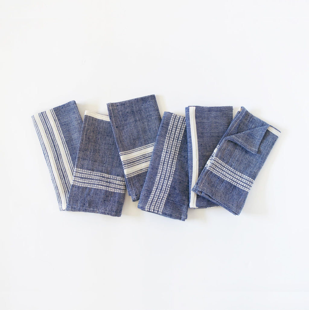 Hand Spun & Woven Aden Cotton Dinner Napkin