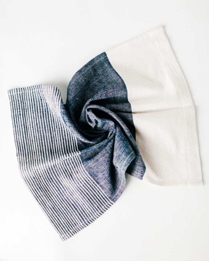 Hand-woven Chesapeake Cotton Tea Towel