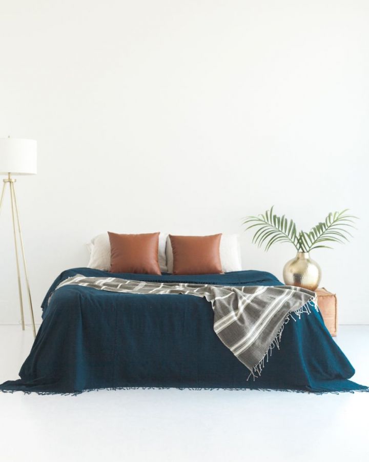 Handmade Aden Cotton Throw Blanket
