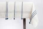 Handwoven Ribbons Cotton Tablecloth