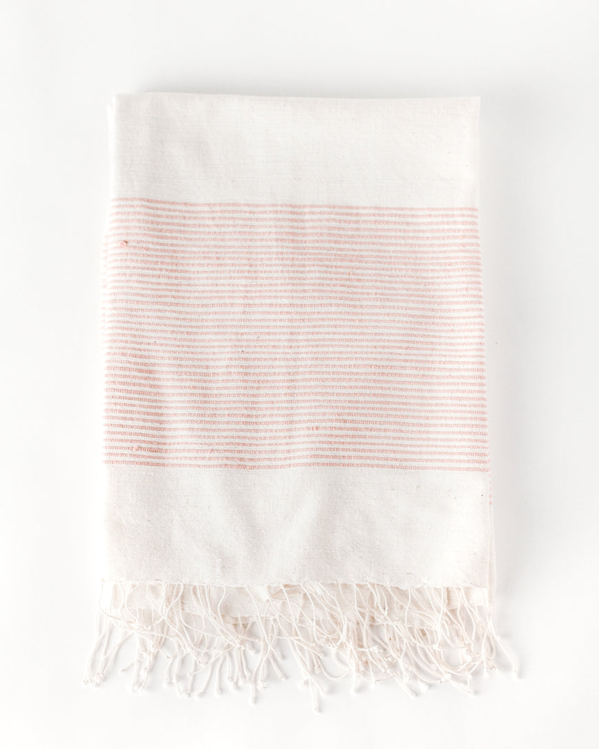 Riviera Cotton Hand-Woven Throw Blanket
