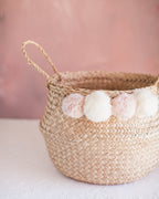 Hand-Woven Sweet Pea Belly Baskets