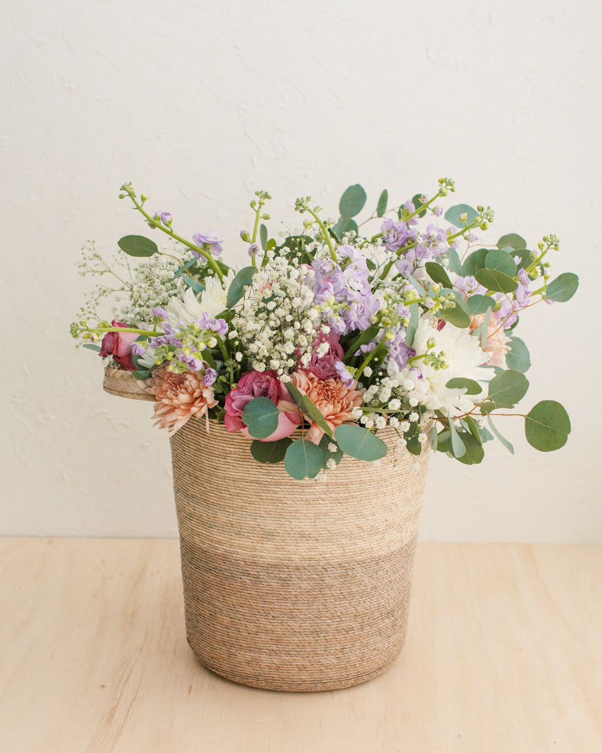 Hand-Woven Prado Hanging Basket